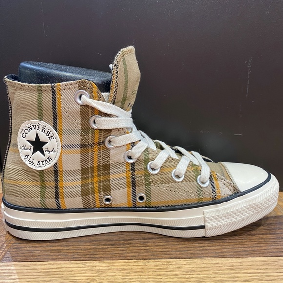 Converse Shoes - New Converse Chuck Taylor All Star Hi Plaid Sneakers